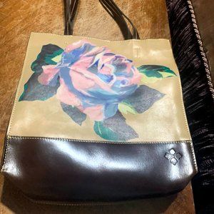 Patricia Nash Winter Bloom Genuine Leather Tote
